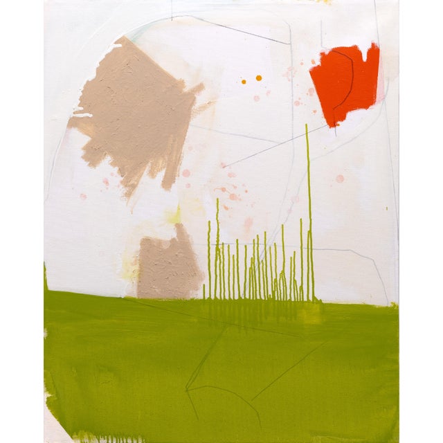 Xanda McCagg Contemporary Abstract Oil and Graphite on Canvas "Calm" by Xanda McCagg For Sale - Image 4 of 4