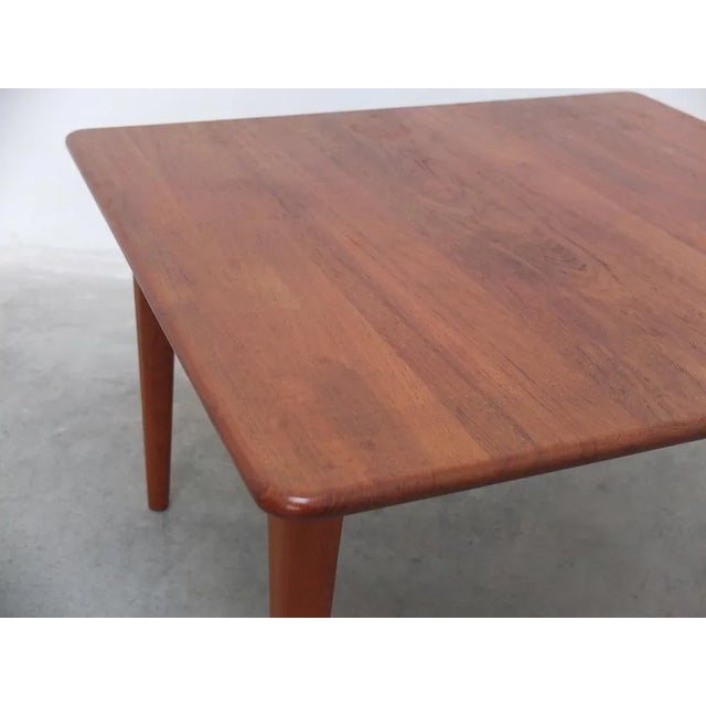 Danish Square Coffee Table in Teak by Mikael Laursen for A/S Mikael Laursen, 1960s For Sale - Image 12 of 13