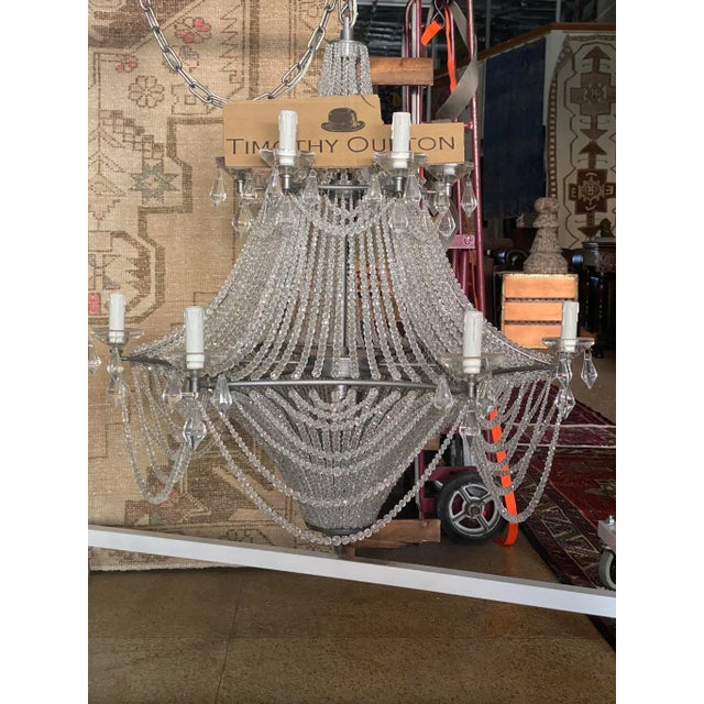 Substantial 12 light Chandelier Showroom sample from Timothy Oulton. Classic timeless design with a contemporary feel....