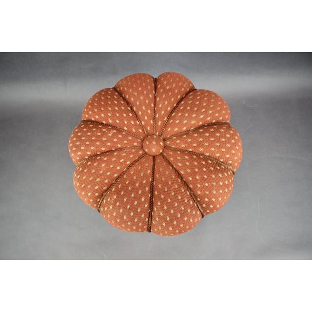 Mid-Century Modern Upholstered Ottoman, Czechoslovakia, 1950s For Sale - Image 3 of 8