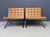 Ludwig Mies van der Rohe Pair of Early Barcelona Chairs by Ludwig Mies Van Der Rohe for Knoll, Circa 1959 For Sale - Image 4 of 13