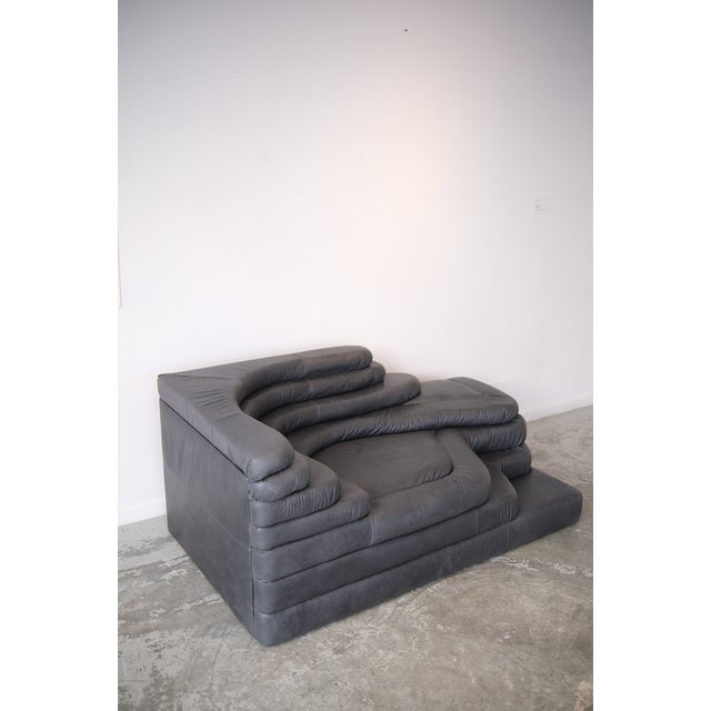 Animal Skin Terazza Sofa by Ublad Klug for de Sede, 1970s For Sale - Image 7 of 8