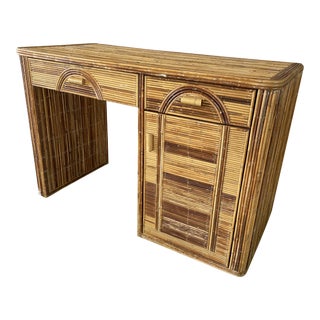 Vintage New Rattan Desks For Sale Chairish