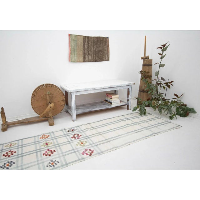 Vintage Kilim Runner For Sale In Los Angeles - Image 6 of 7