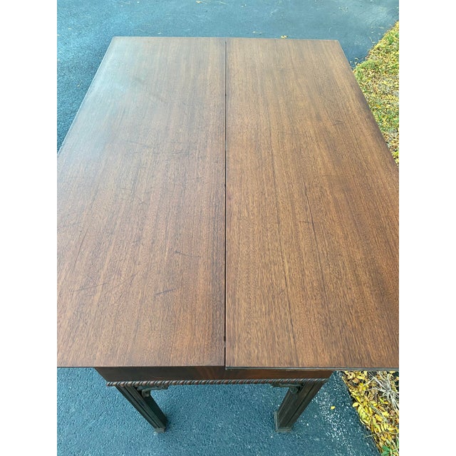 Early 20th Century Antique W F Mfg Co Warsaw Ky Fold Out Top Dining