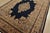 Farmhouse Sarouk Rug 9′ X 11’9” Blue Wool Semi-Antique Traditional Hand-Knotted Carpet For Sale - Image 3 of 15