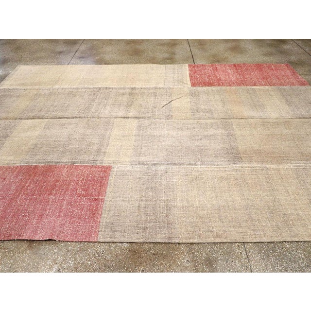 Galerie Shabab Collection Mid-20th Century Turkish Flatweave Kilim Room Size Rug For Sale - Image 4 of 8