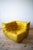 Yellow Dubai Leather Togo Sofa, 1970s, Set of 5 For Sale - Image 4 of 8