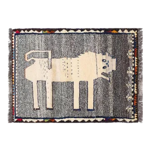 Pasargad Animal Pictorial Lion Shiraz Hand Knotted Wool Rug