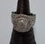 2020s 10k White Gold 2 CTTW Natural Round & Baguette Diamond Square Ring, Size 7 For Sale - Image 5 of 6