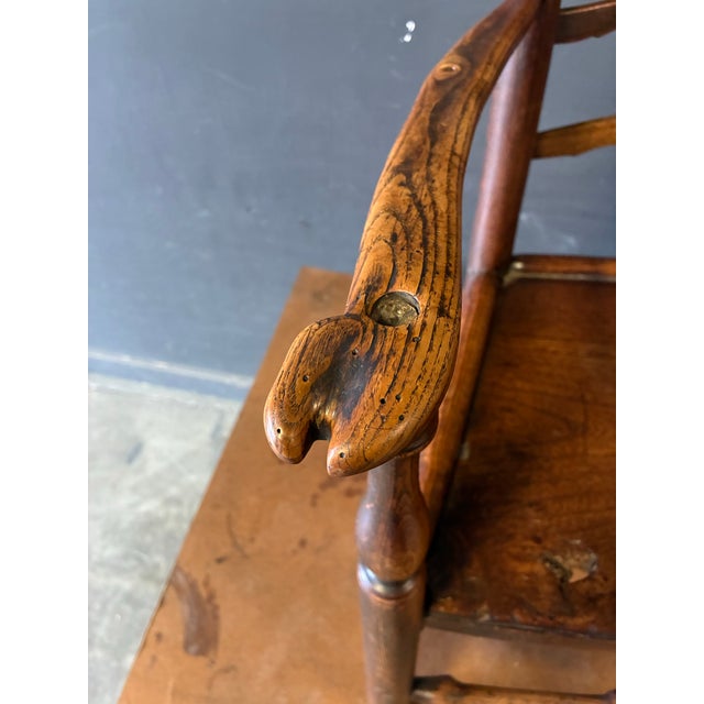 Late 17th Century Ladder-Back Barrister Chair. English or American For Sale In New York - Image 6 of 8