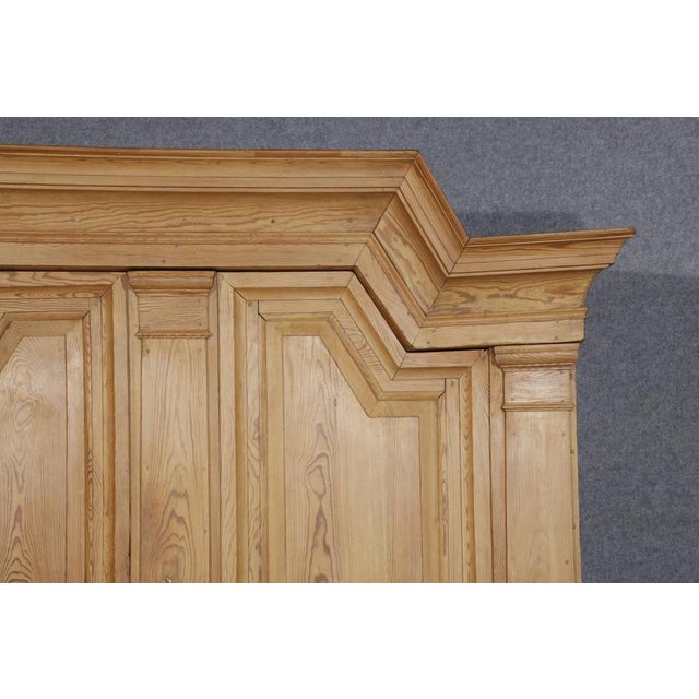 Tan Antique Baroque Cabinet, Gdansk, 18th Century For Sale - Image 8 of 18