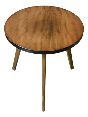Vintage Tripod Pedestal Table, 1950s