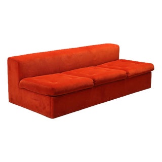 Vintage Zanotta Sofa in Fabric, 1970s For Sale