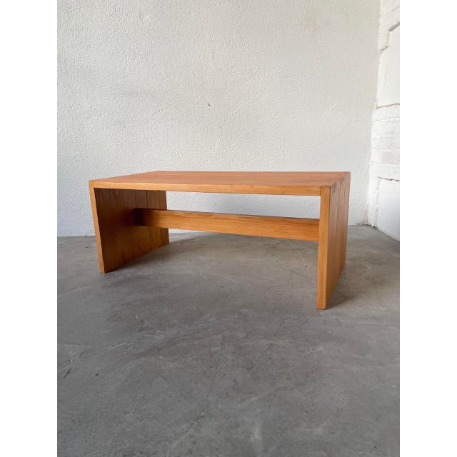 Vintage Pine Coffee Table from Maison Regain, 1970s For Sale - Image 17 of 18