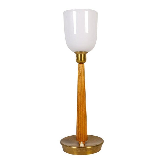 Mid-Century Modern Table Lamp attributed to Hans Bergström for Asea, Sweden, 1950s For Sale - Image 17 of 17