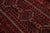 Textile Vintage Tribal Persian Baluch Rug | Hand-Knotted Red & Black Wool Runner For Sale - Image 7 of 9