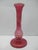 Mid 20th Century Mary Gregory Czech Red Glass Painted Enamel Boy With Bird Skinny Bud Vase For Sale - Image 5 of 10
