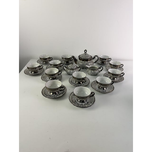 Mitterteich Tea Service for 12 in Porcelain, Bavaria, 1931, Set of 29 For Sale - Image 15 of 15