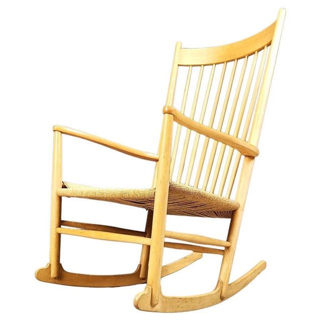 J16 Rocking Chair by Hans Wegner for FDB Mobler, 1960s For Sale - Image 10 of 10