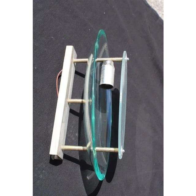 Fontana Arte Glass Wall Light from Fontana Arte, 1950s For Sale - Image 4 of 8