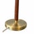 Sophisticated pair of Ralph Lauren buffet table lamps featuring a beautifully tailored combination of warm brushed brass...
