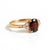 Garnet Cubic Zirconia Engagement Ring, January Birthstone Promise Ring Us 7 For Sale - Image 4 of 4
