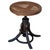 Late 19th Century Victorian Vienna Bent Oak & Cane Low Piano Stool Attributed to Thonet No. 01 For Sale - Image 4 of 9