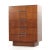 Mid-Century Modern Adrian Pearsall for Craft Associates Mid Century Walnut and Chrome Highboy Dresser For Sale - Image 3 of 7