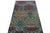 1950s Vintage Hereke Runner Rug in Teal Blue With Arabesque Medallions | Rug & Kilim For Sale - Image 5 of 7