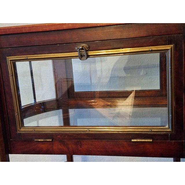 Serving Bar Cart in Mahogany, Brass and Glass, 1920 For Sale - Image 11 of 14