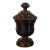 Antique 19th Century English Regency Carved Treen Mahogany Urn For Sale