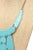 Contemporary Turquoise Enamel and Gilt Chain Bib Necklace For Sale - Image 10 of 10