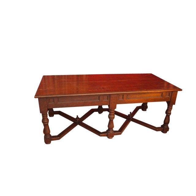 Louis XIV Veneto Table in Walnut For Sale