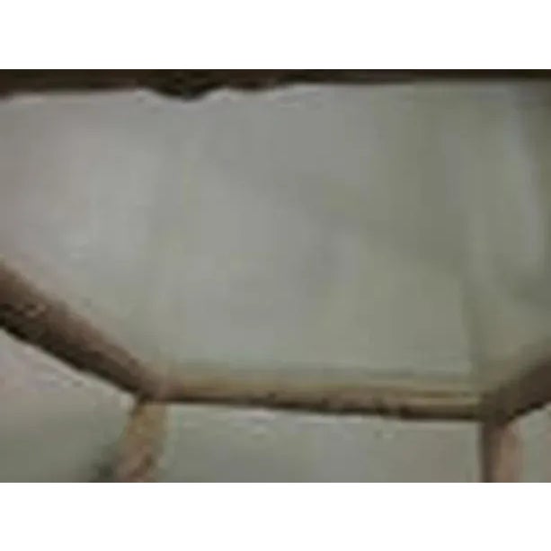 Mid-Century Modern Carved Tree-Formed End Table w/ Glasstop For Sale - Image 4 of 13