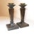 Up for sale is a wonderful pair of antique 19th century hand carved English wood and brass candlesticks. They are made...