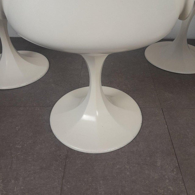 Space Age Tulip Dining Chairs, 1960s, Set of 4 For Sale - Image 10 of 13