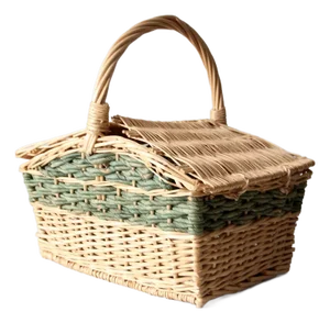 Vintage Wicker Picnic Basket