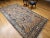 Early 20th Century Persian Malayer Gallery Rug, Handwoven All-Over Geometric Pattern, Tan & Blue, 5’ X 10’ For Sale - Image 9 of 12