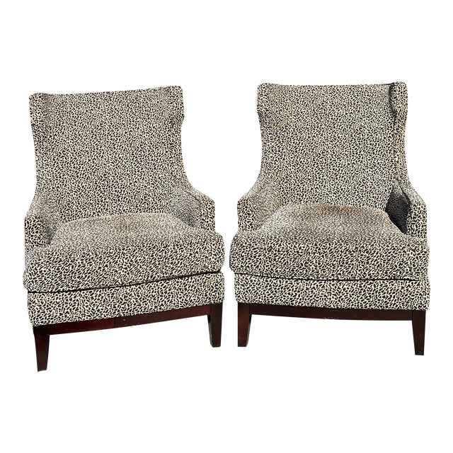 Contemporary Animal Print Lounge Chairs by Precedent Sherrill