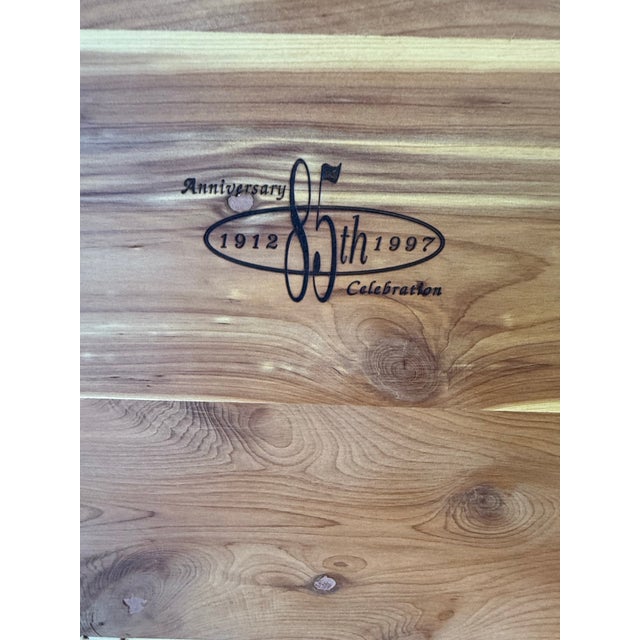 Late 20th Century Lane Furniture Chippendale Cedar Blanket Chest / Bench For Sale - Image 10 of 10