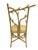 Architectural Faux Bois Rattan Side Chair For Sale - Image 4 of 12