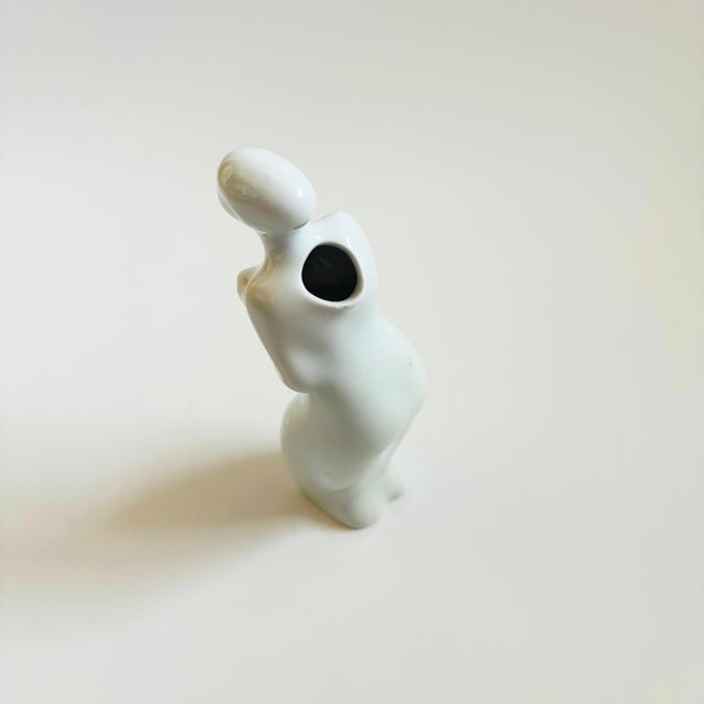 Vintage Woman Porcelain Milk Pitcher or Creamer For Sale In San Francisco - Image 6 of 9