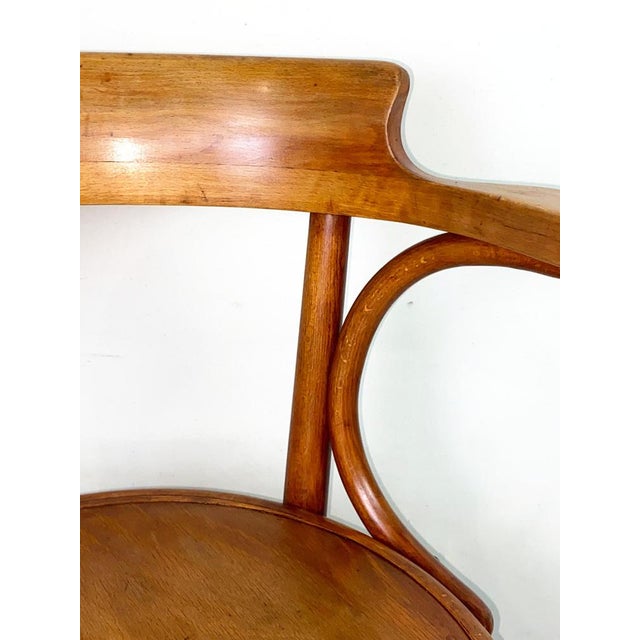 Wood Fischel Armchair by Michael Thonet for Thonet, 1930 For Sale - Image 7 of 10