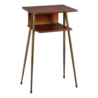 Vintage Cabinet with Brass Legs, 1960s For Sale