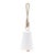 Bring a rustic and wintry charm to your holiday decor with these Rustic Metal Bell Ornaments. Featuring soft white tones...