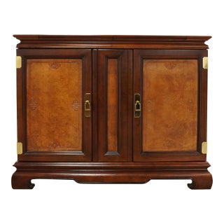 Vintage Universal Furniture Chinoiserie Bar Cabinet, Attributed For Sale