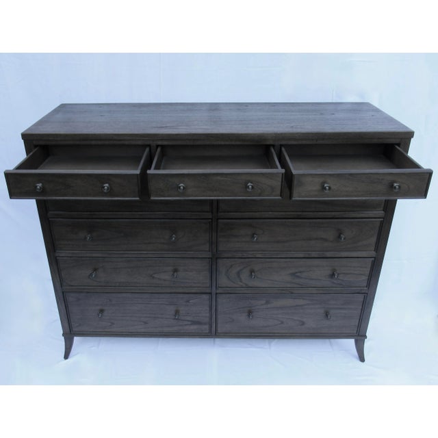 Arhaus Arhaus Furniture Custom, "Pearson," 11-Drawer Highboy Chest, Dresser For Sale - Image 4 of 18