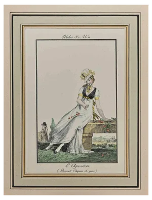 Philibert-Louis Debucourt, L'Agression, Original Etching, 1797