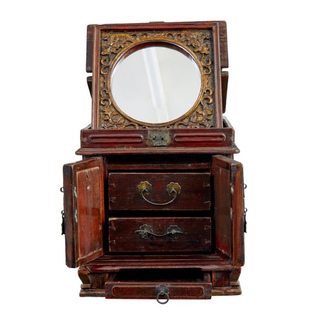 Early 20th Century Lacquered Vanity Box For Sale - Image 5 of 8